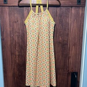 PrAna Women's Quinn Safari Guava Athleisure Dress- NO SLIT